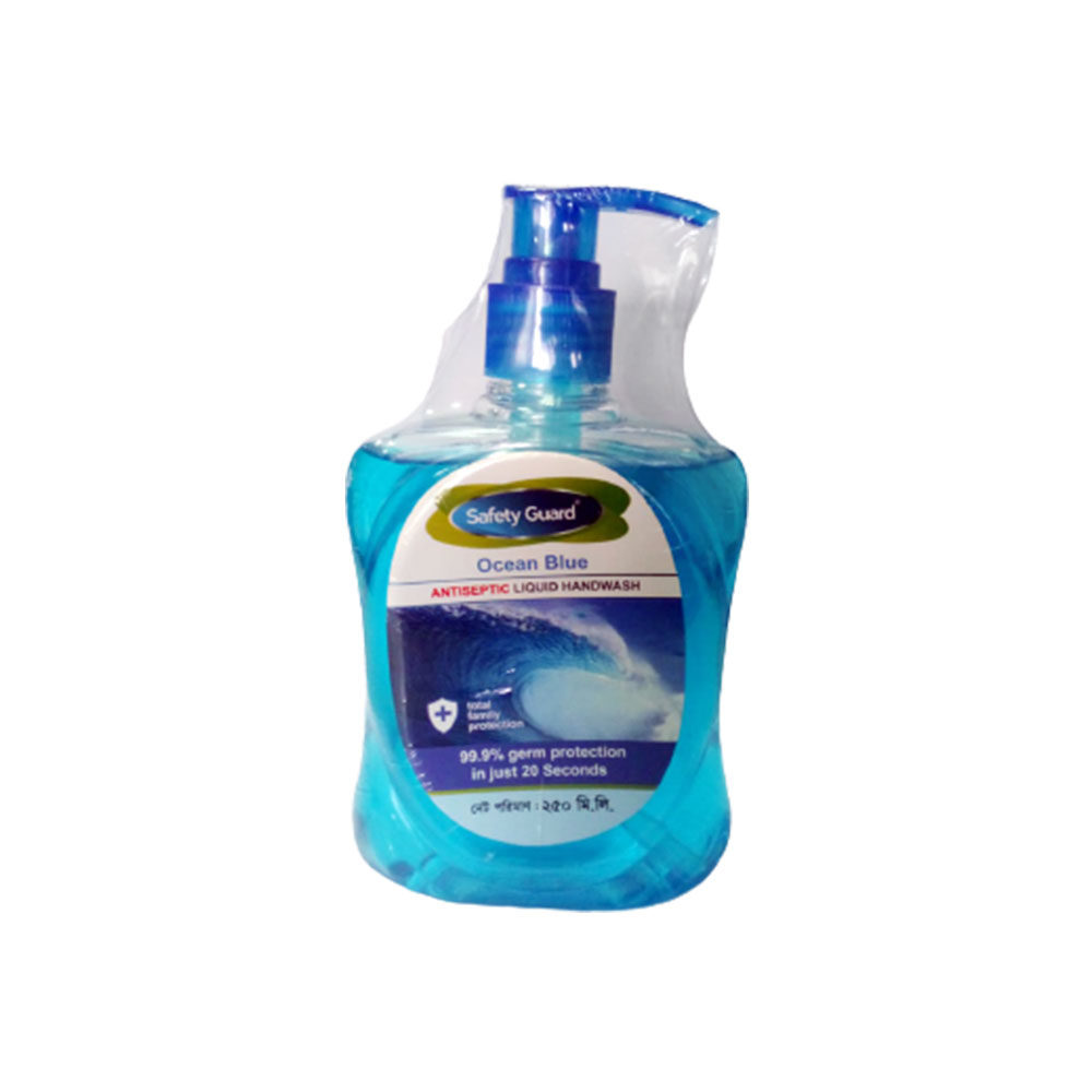 Safety-guard-Antiseptic-Handwash-Ocean-Blue-250ml